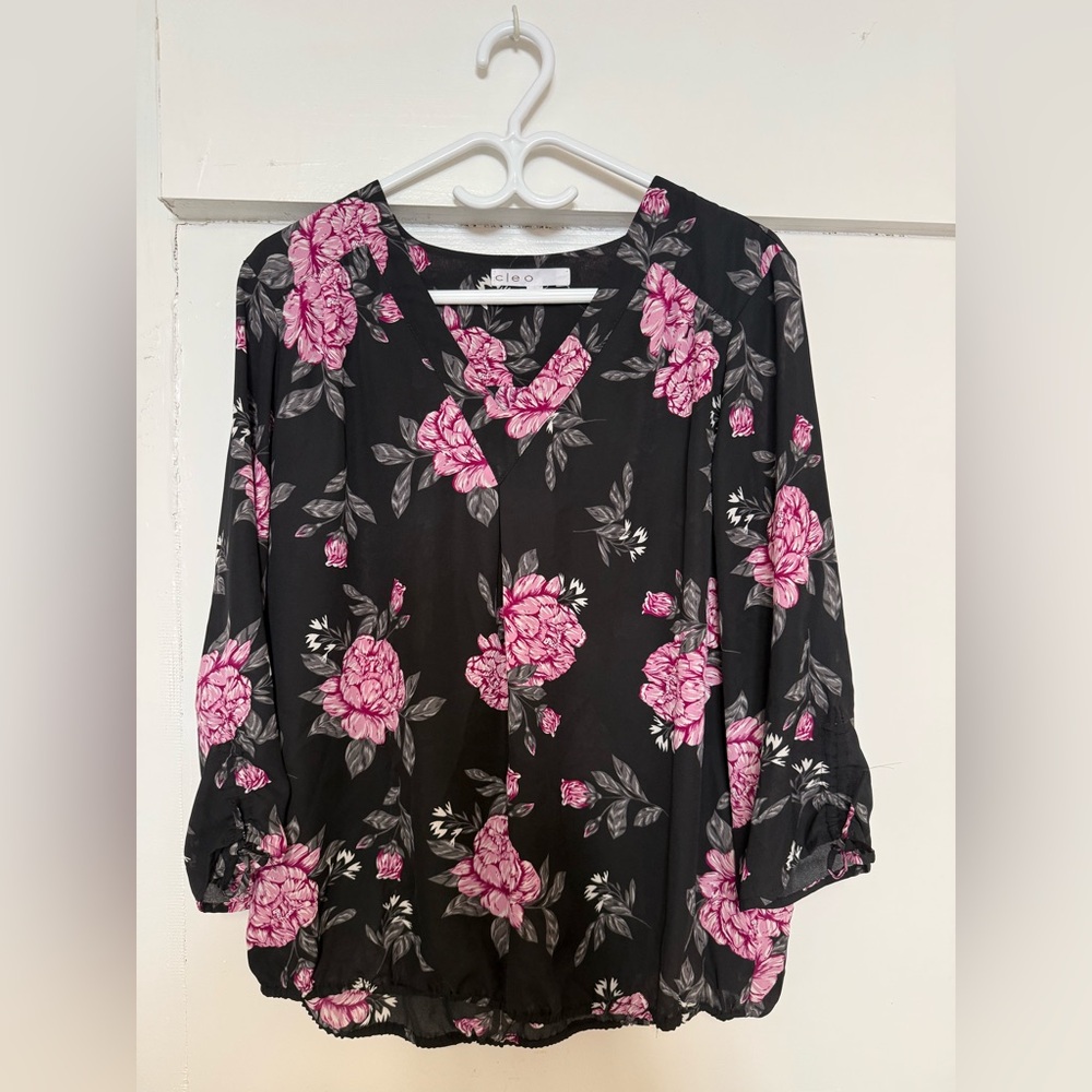Cleo Floral Floral Blouse